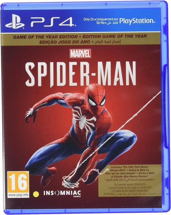 Produktbild Sony Spider-Man (Game of the Year) (UK/Arabic) /PS4 (PS4, Multilingual)
