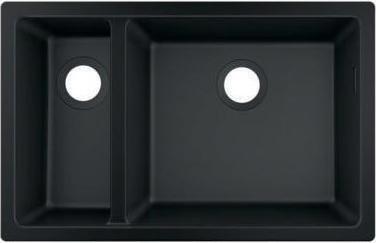Actual product image hansgrohe HG undermount sink 180/450 S510-U635 graphite black (Undermount sink, 45 cm, 71 cm)