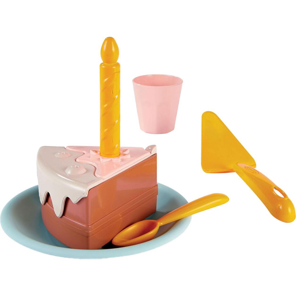 Ecoiffier Play Food Geburtstagskuchen-Spielset, 20-teilig.
