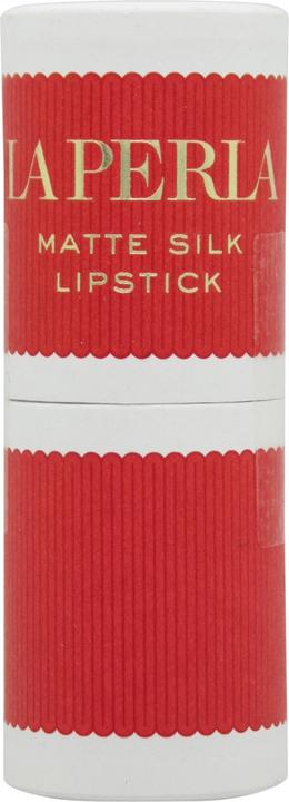 La Perla Matte Silk Lipstick - #112 - Tiramisu Red - 3.5g (Tiramisu Red)
