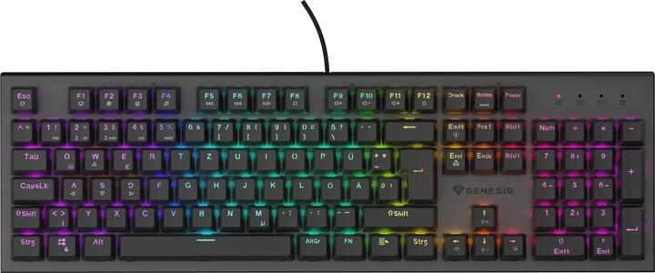 Actual product image Genesis Gaming keyboard THOR 303 brown wired (DE) (DE, Cable)