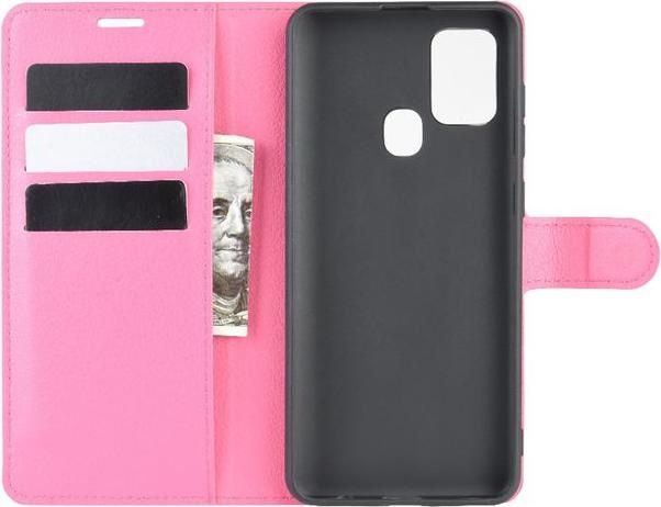 Produktbild MU Classic Litchi Leder Bookcover Series (Samsung Galaxy A21s)