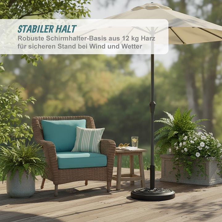 Actual product image Relaxdays parasol stand