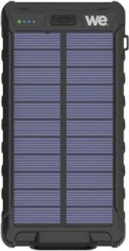 Image du produit WE Batterie de secours 10000 mAh - Antichocs - 2 ports USB - 10W - Panneaux sola (10000 mAh)