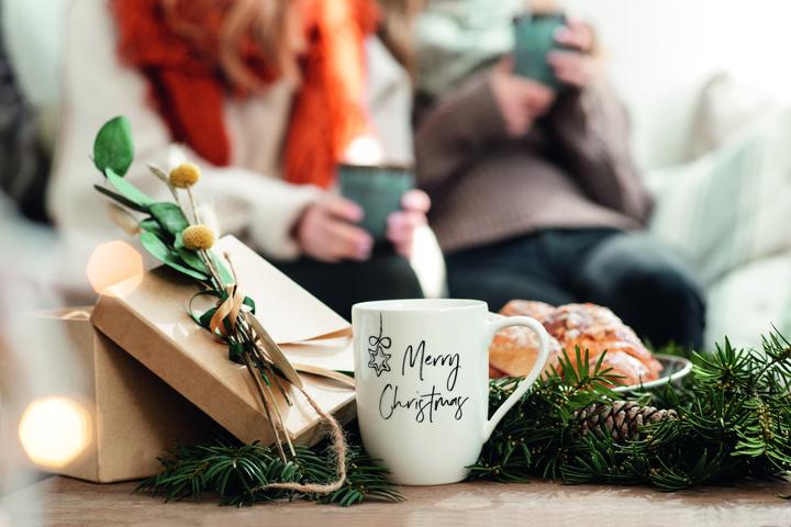 Actual product image Villeroy & Boch Mug with Handle Merry Christmas Statement (290 ml, 1 x)