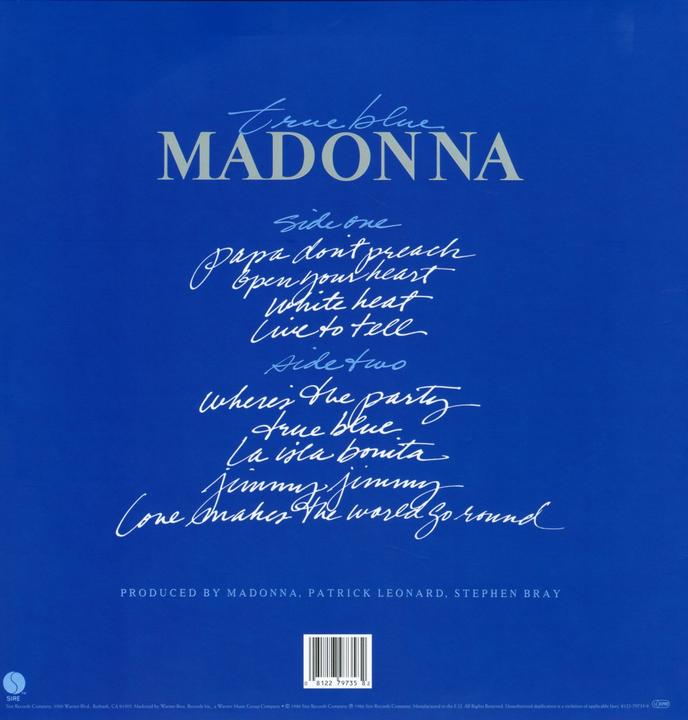 Produktbild True Blue (Madonna)