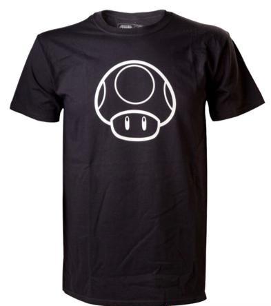Actual product image Bioworld Nintendo - Blacklight Mushroom - S size (L)