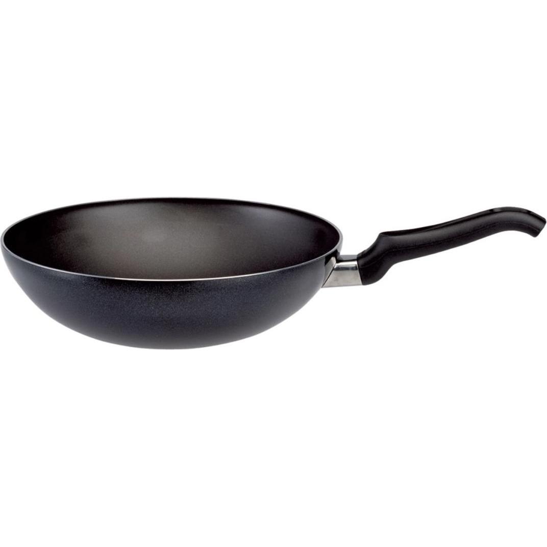 Ballarini Firenze Wok, Pan + steelpan, Zwart