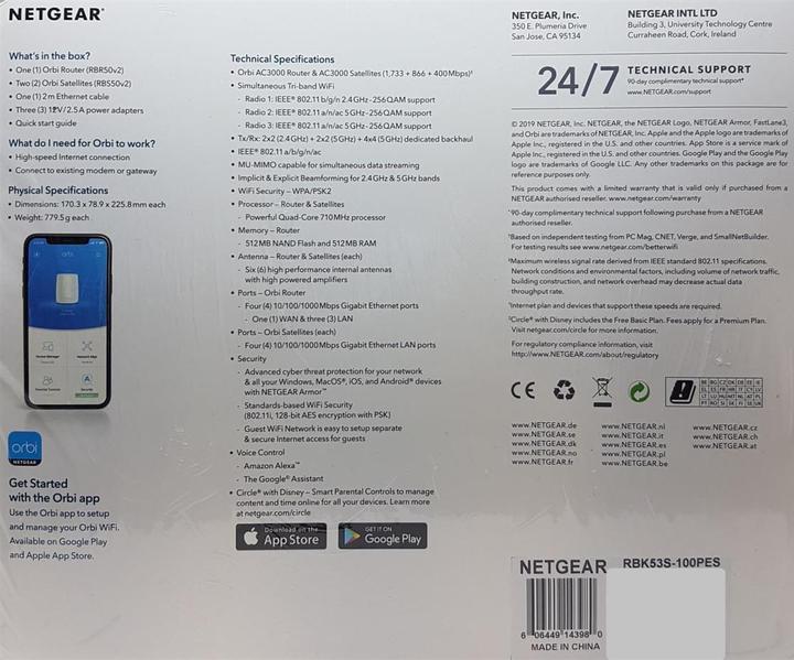 Produktbild Netgear Orbi Armor RBK53S Mesh WiFi Set
