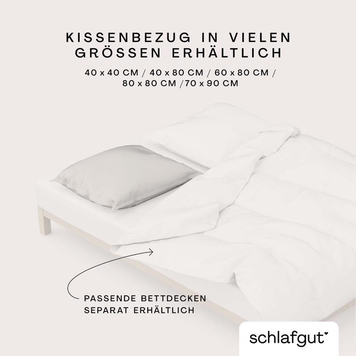Produktbild schlafgut Knitted Jersey (Duvetbezug, 40 x 80 cm)