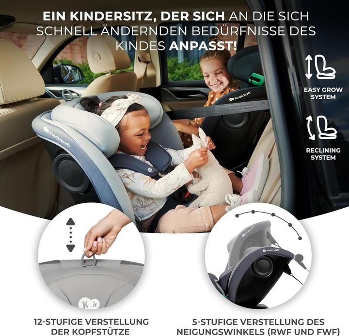 Produktbild KinderKraft I-Grow (Reboarder, ECE R129/i-Size Norm)