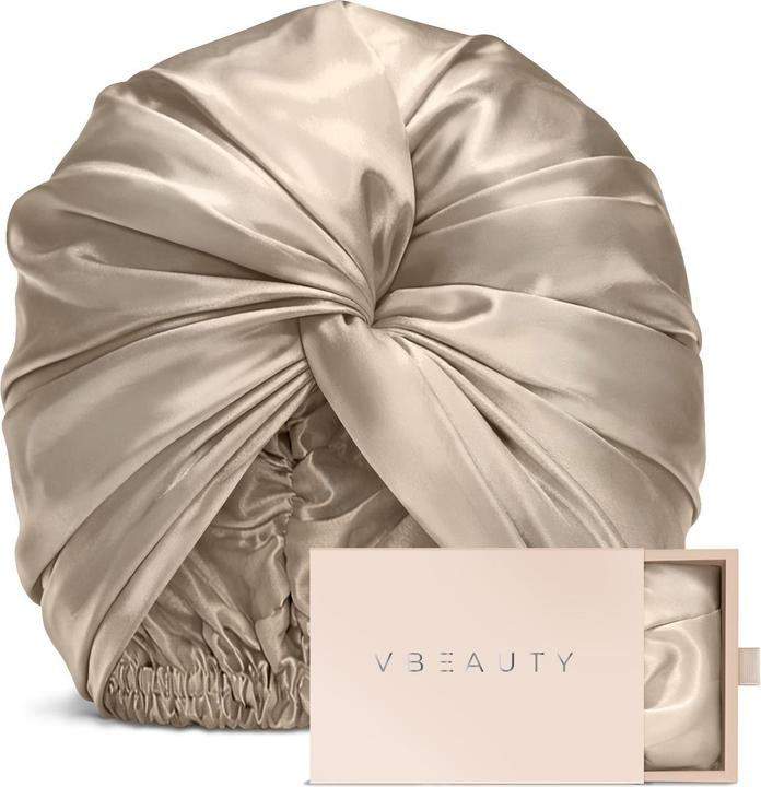 VBEAUTY Premium silk turban champagne