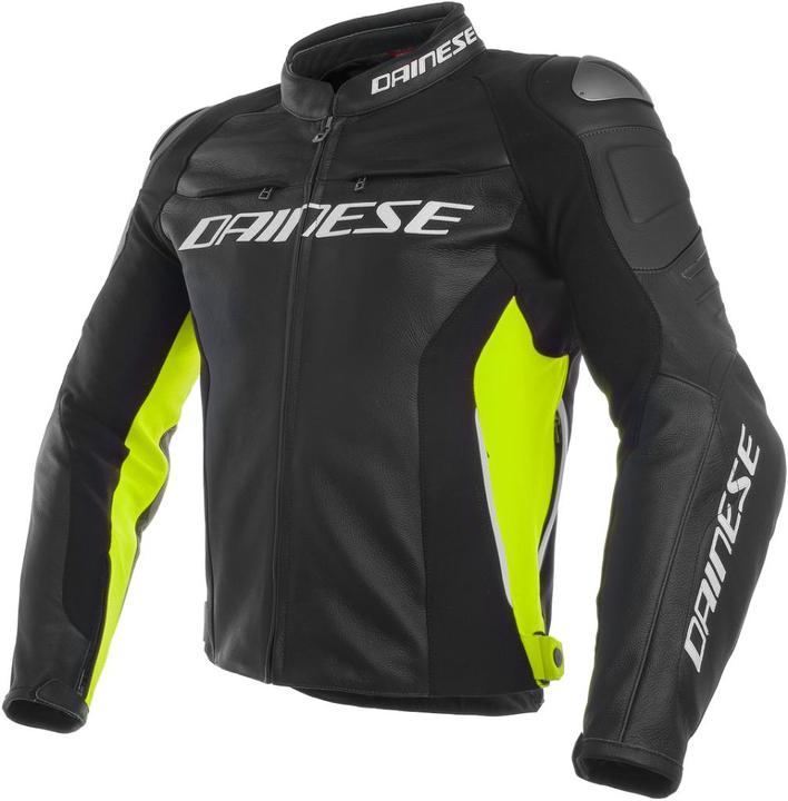 Image du produit Dainese RACING 3 Lederjacke schwarz-gelb 58 (Hommes, 58)