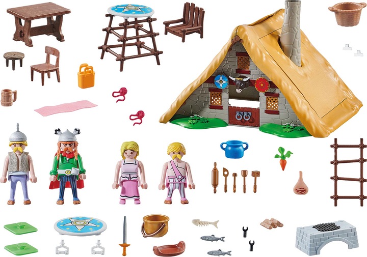 Image du produit Playmobil La hutte d'Abraracourcix (70932, Playmobil Astérix)