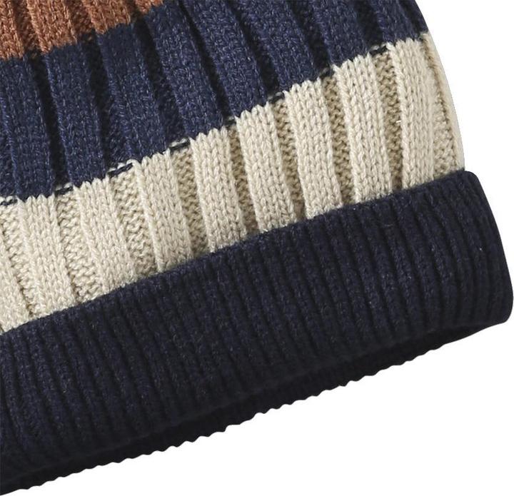Actual product image Vertbaudet Jungen Set: Mütze, Snood und Handschuhe gestreift (98, 86)
