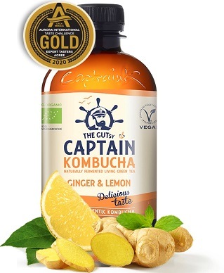 Image du produit Gutsy Captain Kombucha Gingembre Citron (1 x 40 cl)