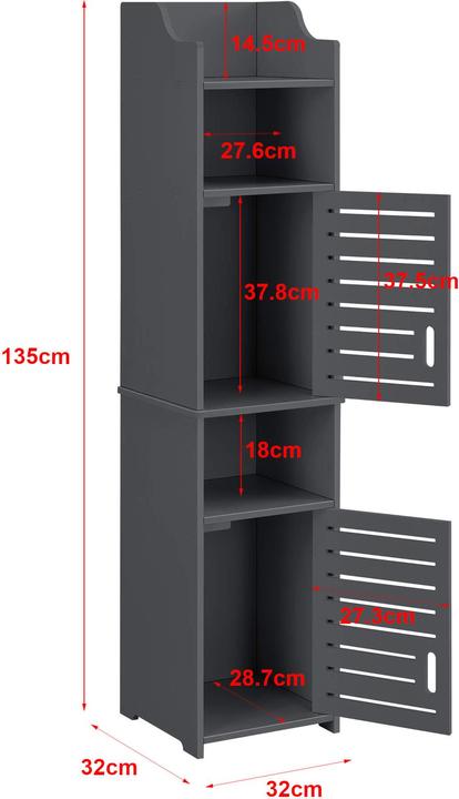 Actual product image En.Casa Mora (32 x 32 x 135 cm)