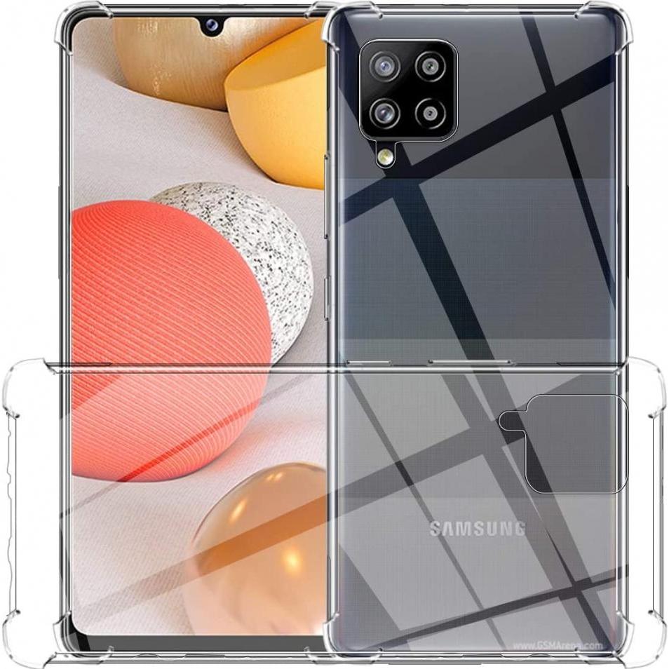 Thumbnail - Screenguard Samsung Galaxy A42 5G Hülle Crystal Soft Airbag Bumper (Samsung Galaxy A42 5G), Smartphone Hülle, Transparen...