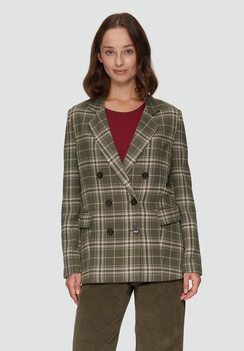 Produktbild S.Oliver Indoor-Blazer Langer Twillblazer mit Karomuster (38)