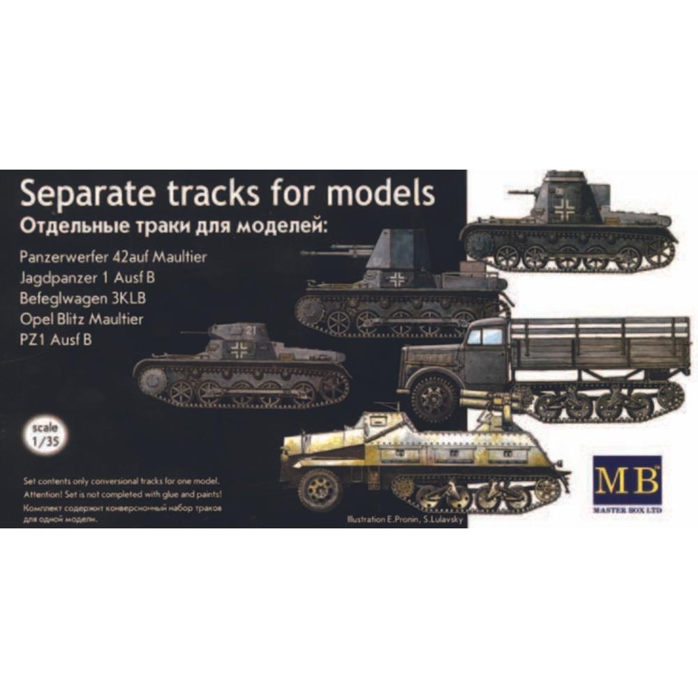 Master Box Pz. I Einzelgliederketten aus Plastik