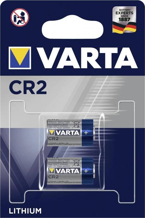 Actual product image Varta Photo Lithium (2 pcs., CR2, 920 mAh)