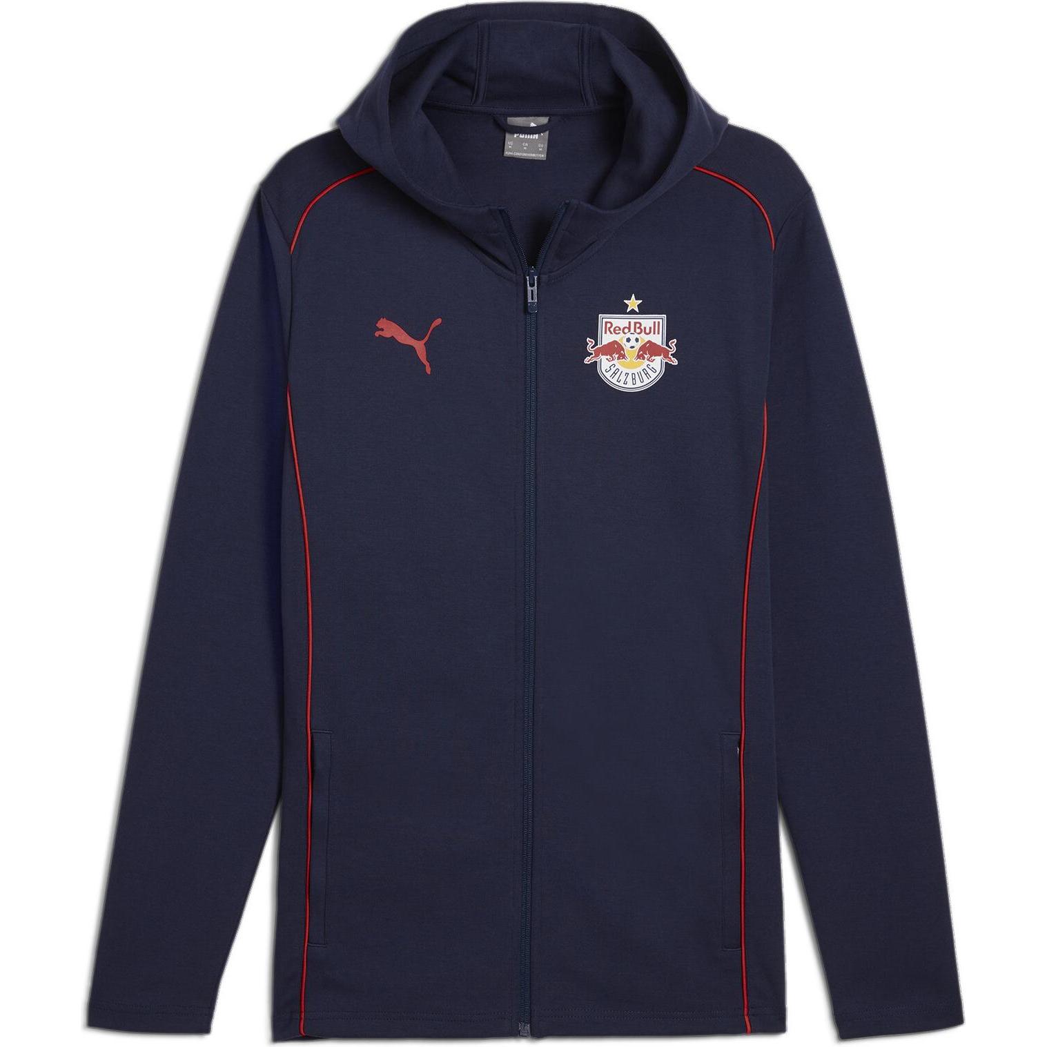 Puma, Herren, Laufjacke, RBS Casuals Hooded Jkt (3XL), Blau, 3XL