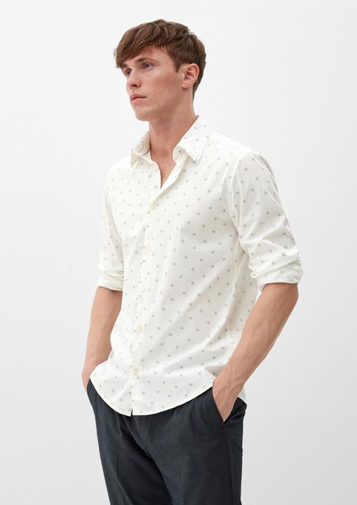 Produktbild s.Oliver Hemd Slim: Hemd aus Baumwollstretch (L)