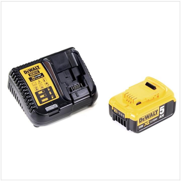 Actual product image DeWalt DCP 580 P1 Pialletto a batteria 18V in valigetta TSTAK + 1x Batteria DCB 184 5,0 Ah +