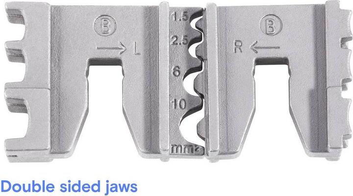 Produktbild Toolcraft 2-IN-1 Crimpzange (225 mm)