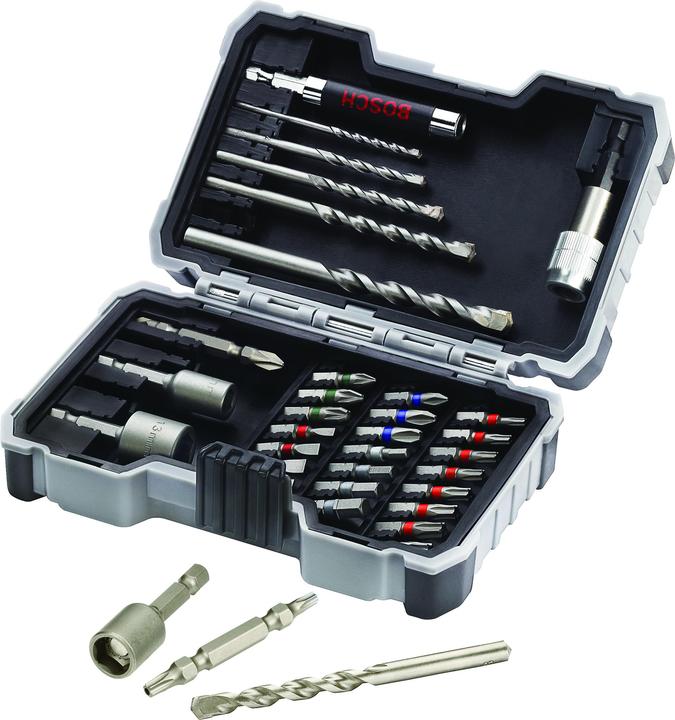 Actual product image Bosch Professional Concrete drill and bit set 35 pcs.
