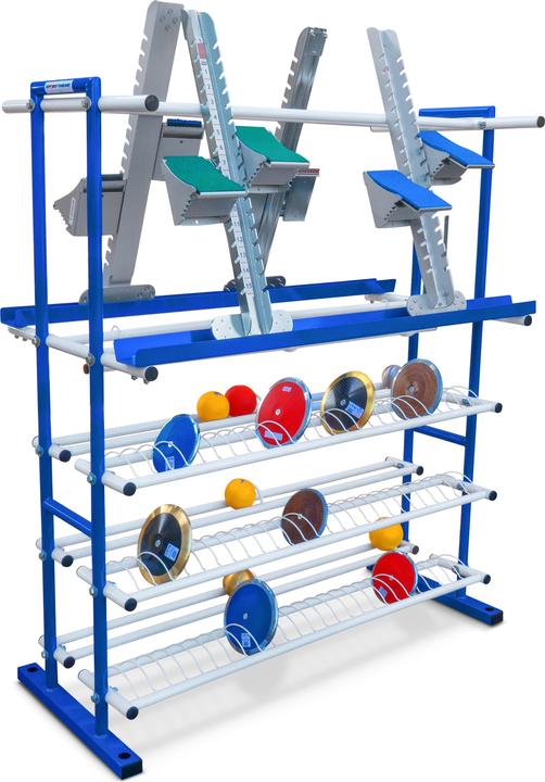 Actual product image Sport-Thieme Equipment rack "Multi" for starting blocks, discs and balls