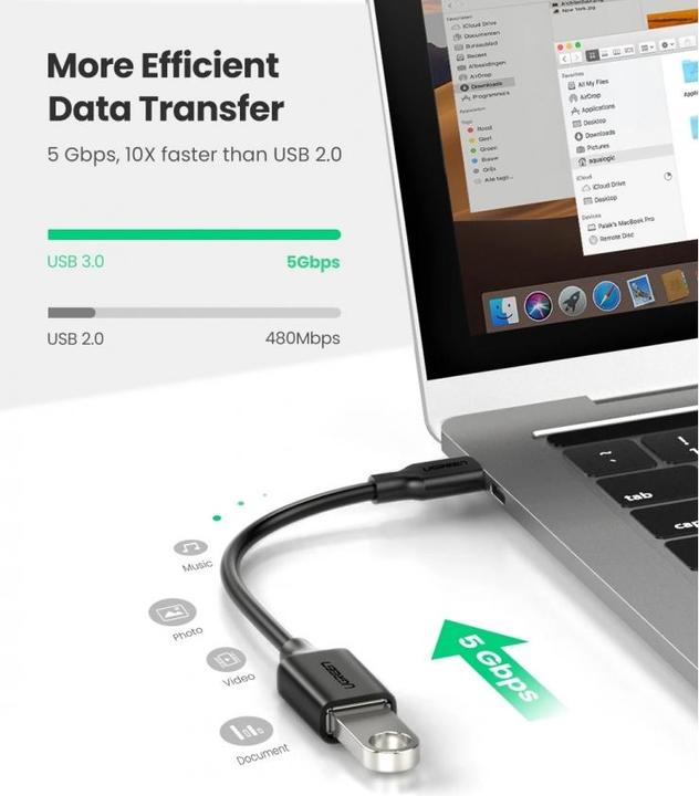 Produktbild Ugreen Kabel (0.15 m, USB 3.0)