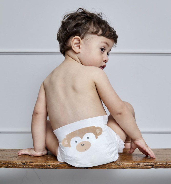 Actual product image Kit & Kin Nappies (Size 4, Pack, 34 Piece)