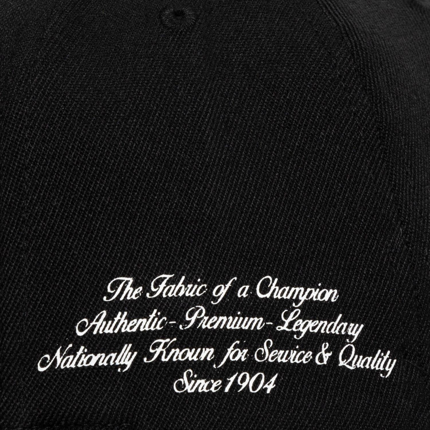 Thumbnail - Mitchell & Ness, Herren, Cap, Snapback Stretch Cap - Brand Logo Patch, Schwarz, (One Size)