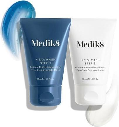Produktbild Medik8 H.E.O Optimal Ratio Moisturisation Two-Step Overnight Hydrating Face Mask Skincare Treatment (100 ml)