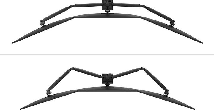 Actual product image Neomounts Dis Public Mount DS60-600BL3 Black (Floor stand, 27")