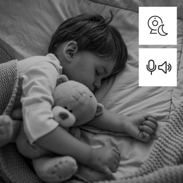 Actual product image Hama Smart surveillance camera, WLAN, indoor, recording, swivelling, full HD (1920 x 1080 Pixels)