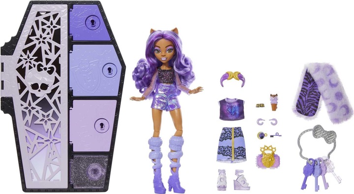 Actual product image Monster High Segreti da Brivido™ Colori Mostruosi™ Clawdeen Wolf™ Bambola