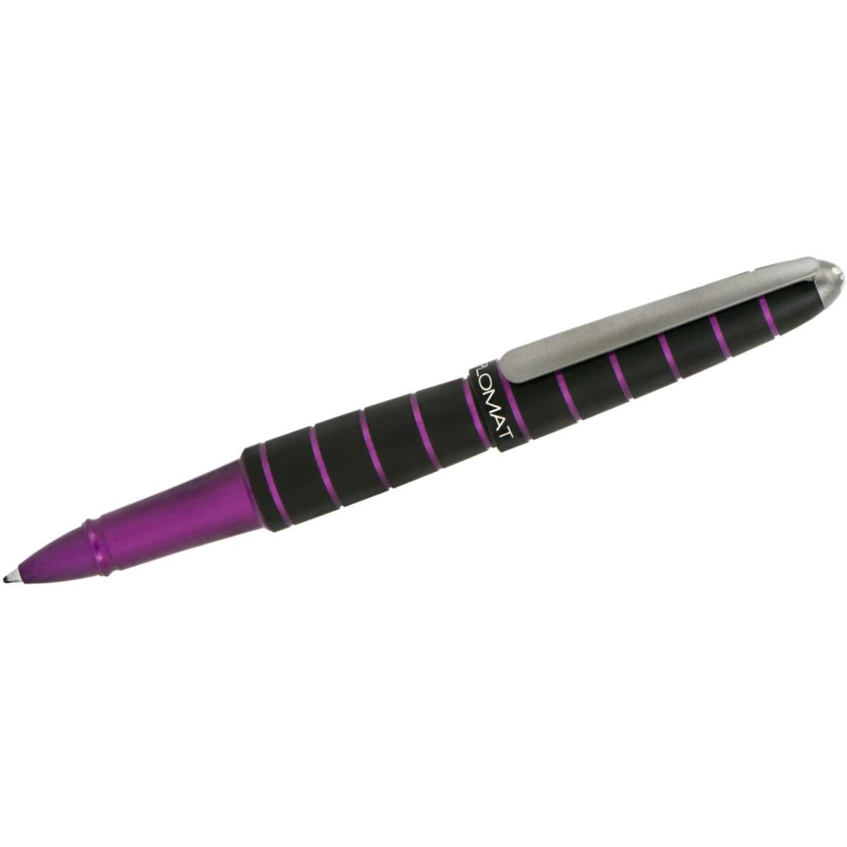 Diplomat, Schreibstifte, Tintenroller Elox ring schwarz/lila (Schwarz/Lila, 1 x)
