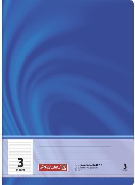 Produktbild Brunnen Schulheft A4/3 3.Schuljahr Young- Vivendi 16Blatt 21 Liniensysteme - Bürokleinmaterial - A4 (A4, Speziallineatur)