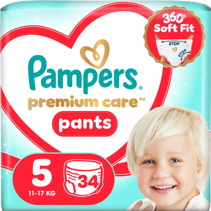 Image du produit Pampers Premium Care (Taille 5, Pack, 34 pcs)