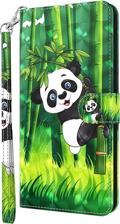 Actual product image Cover-Discount iPhone 13 - case glitter effect panda (Apple iPhone 13)
