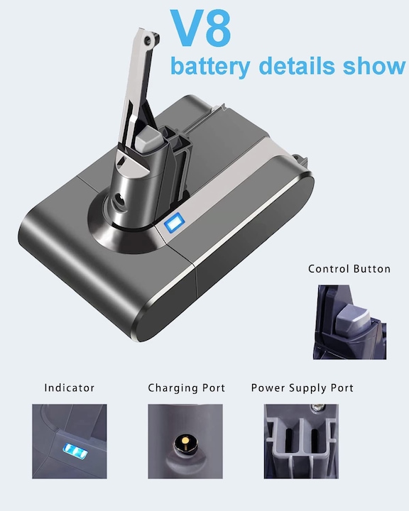 Immagine prodotto DTK Batteria di ricambio per l'aspirapolvere Dyson V8