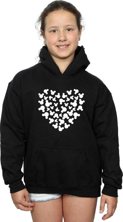 Produktbild Disney Mickey Mouse Heart Silhouette Kapuzenpullover Mädchen (152, 158)