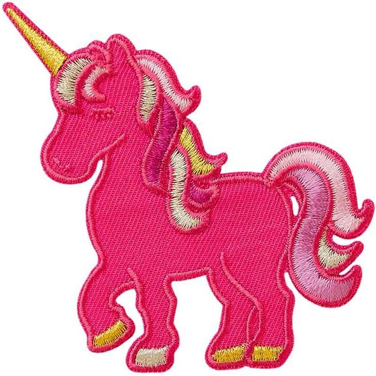 Mono Quick Einhorn, Applikationen, Pink