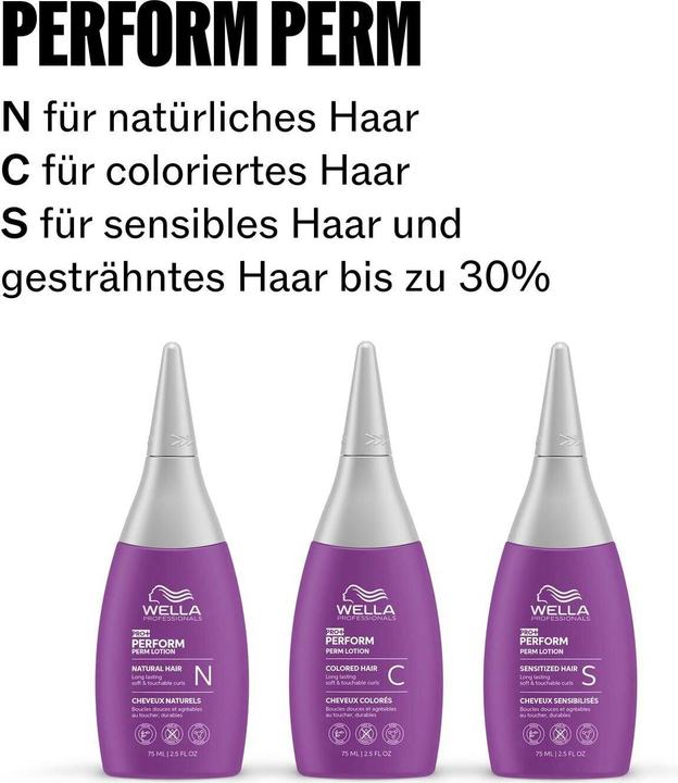 Produktbild Wella Pro+ Perform Perm Lotion (Haargel, Haarwachs, 75 ml)