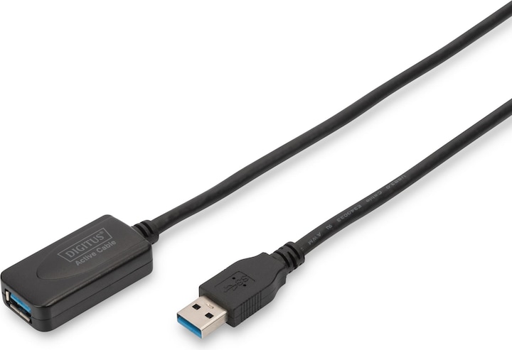 Digitus USB3.0 Aktives Verlängerungskabel (5 m, USB 3.2)