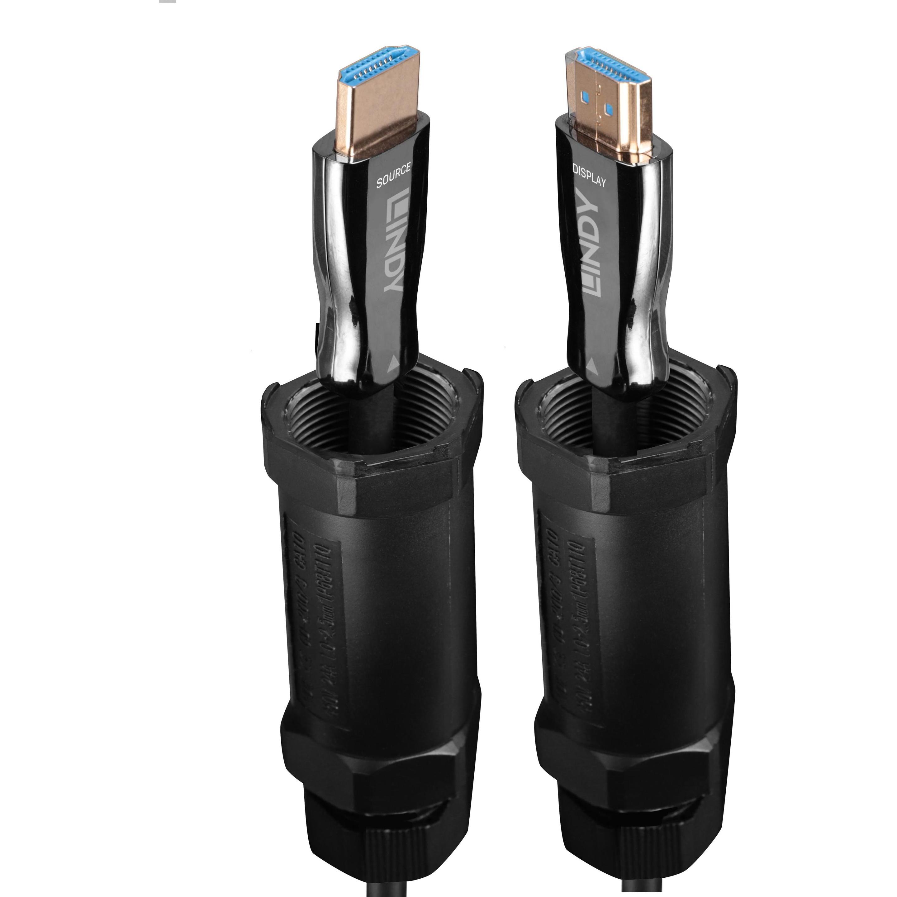Thumbnail - Lindy 70m gepanzert Fibre Optic Hybrid HDMI 8K60 Kabel (70 m, HDMI), Video Kabel