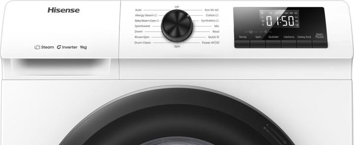 Actual product image Hisense WF1Q9041BW (9 kg, Left)