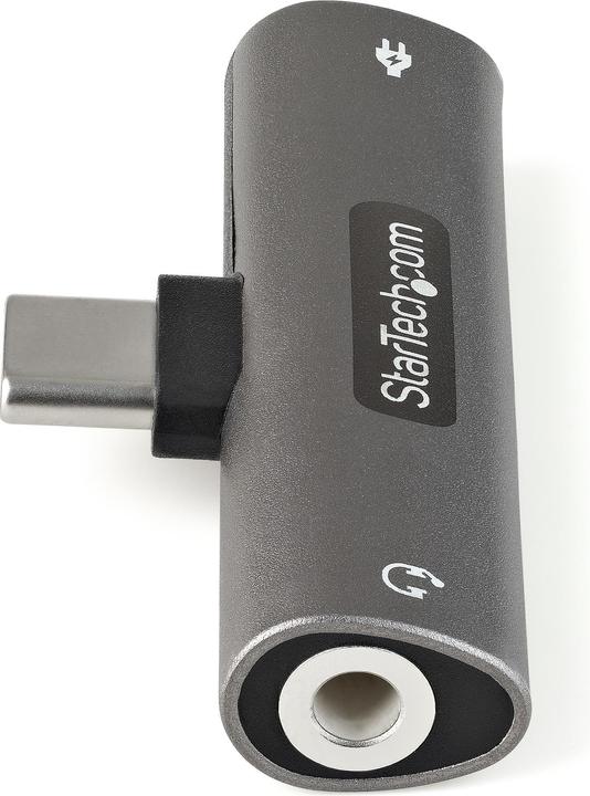 Produktbild StarTech USB-C Audio- & Ladeadapter - USB-C Audio Adapter mit -TRRS-Kopfhörer-/Headset-Buchse und USB-Typ-C (USB, 3.5mm Klinke)